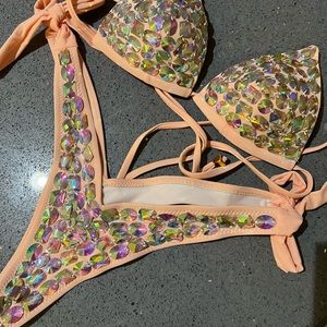 rhinestone bikini